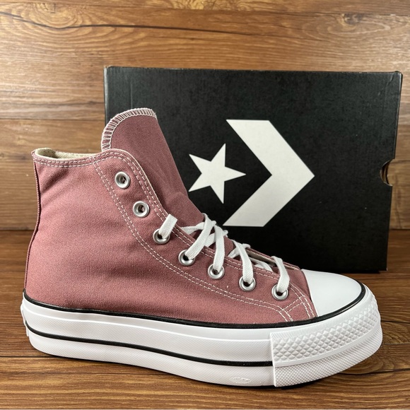 NEW Converse All Star Lift “Rose” Pink High Top Platform Sneakers - Picture 3 of 3